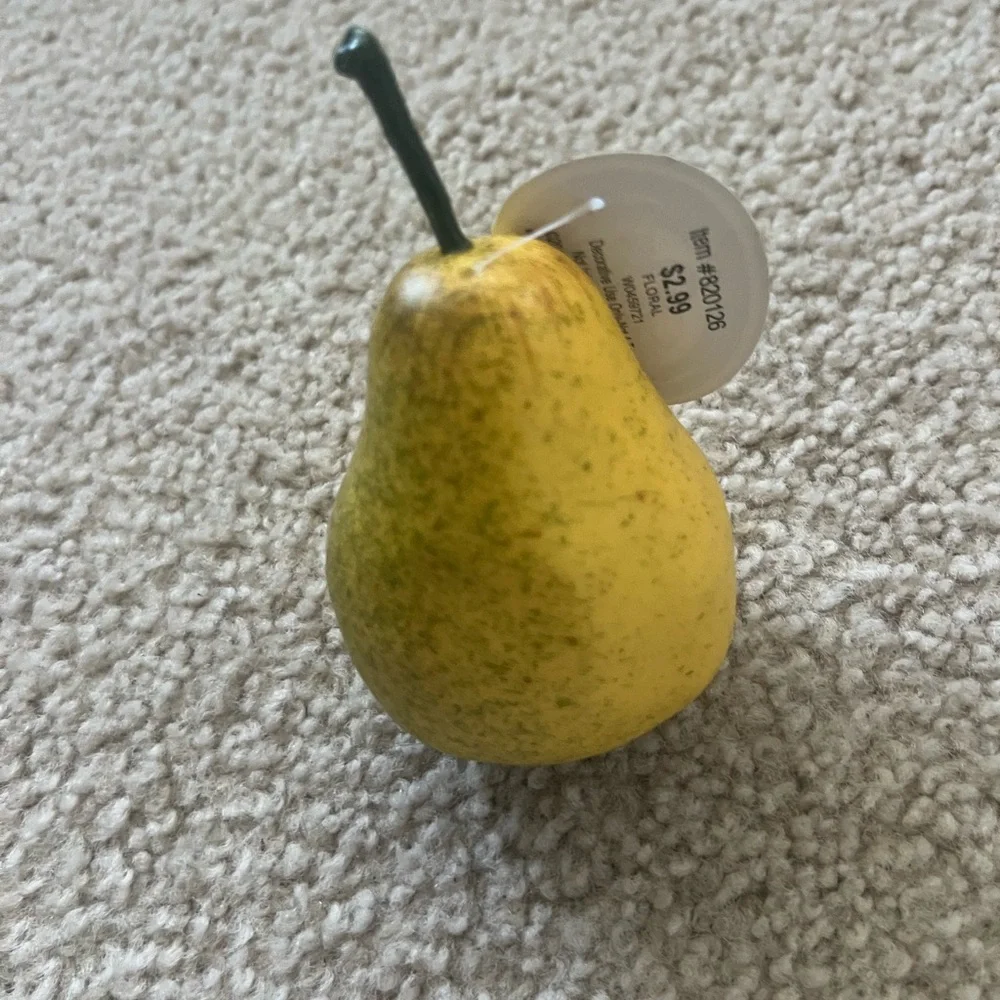 Set of 4 Faux Pears | Hobby Lobby “Way to Grow” Artificial Fruit